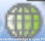 значок в виде серого глобуса - эмблема шпионского ПО RelevantKnowledge