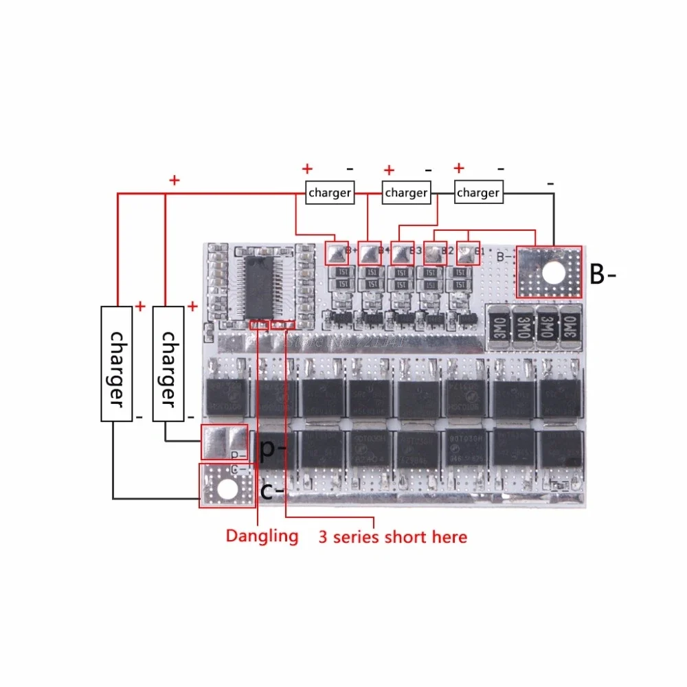 12v-100a-5s-bms-li-ion-lmo-ternary-lithium-battery-protection-circuit-board-integrated-circuits-3902751
